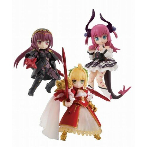 Desktop Army Fate/Grand Order No.2 Nero Elizabethe Scasaha Trading Figures Box Set of 3