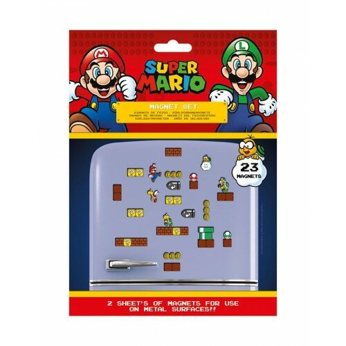 Super Mario Set de Imanes Mushroom Kingdom