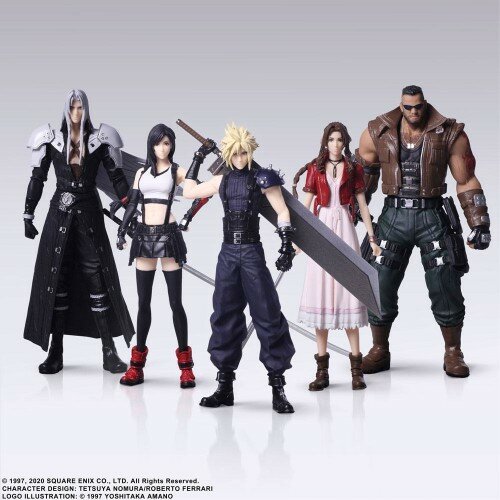 Final Fantasy VII Remake Trading Arts Pack de 5 Figuras 10 cm