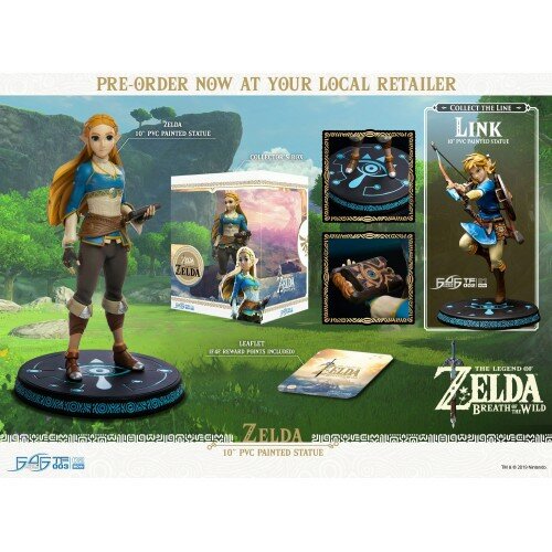 The Legend of Zelda Breath of the Wild Estatua PVC Zelda 25 cm