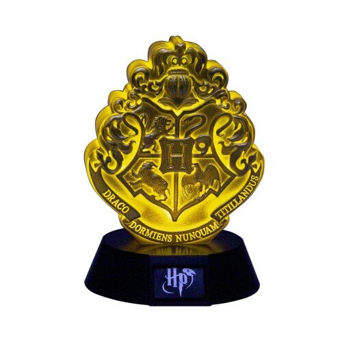 Harry Potter lámpara 3D Icon Hogwarts Crest 11 cm