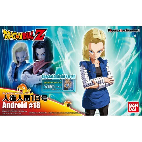 Androide A18 Dragon Ball model kit. Maqueta model kit